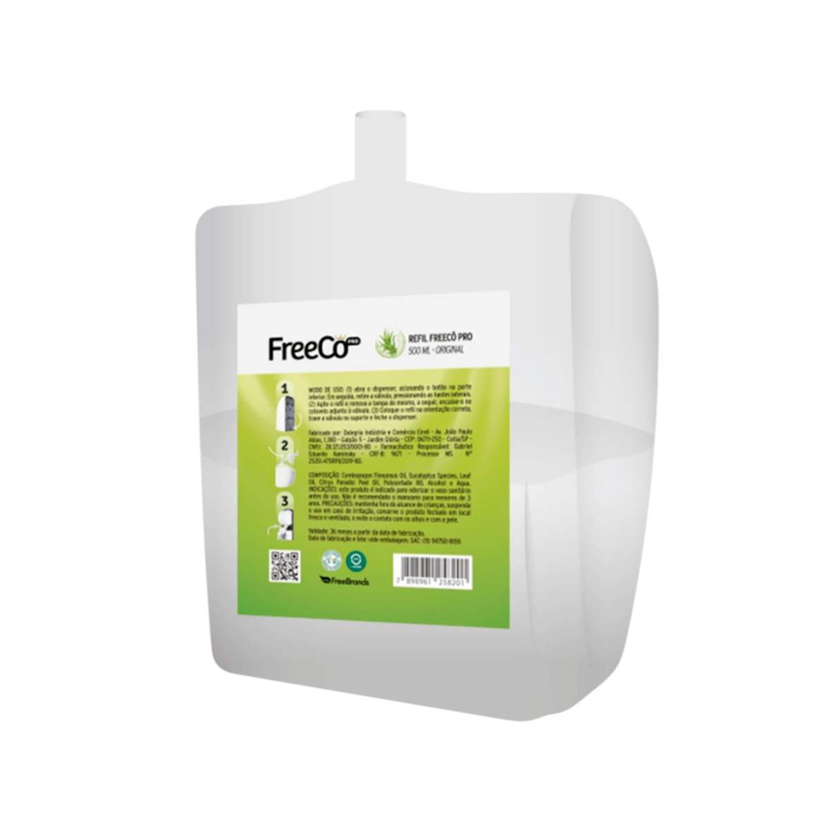 Bloqueador de Odores Refil Capim Limão 500ml Freecô